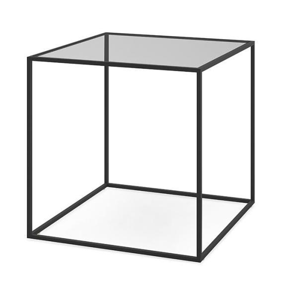 czarny minimalistyczny stolik loft