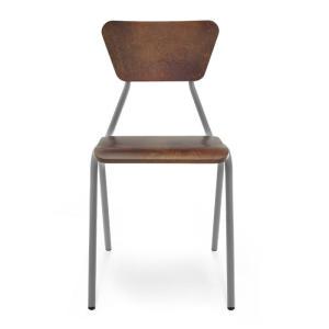 krzesło stalowe sklejka solidne