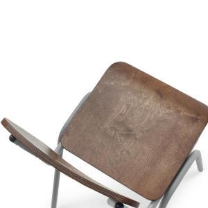 krzesło brązowe szare