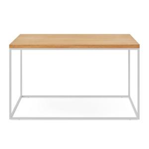 minimalistyczny biały stolik