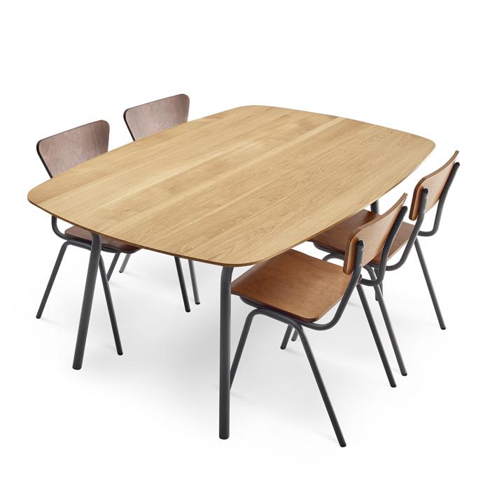 nowoczesny minimalistyczny stół do jadalni