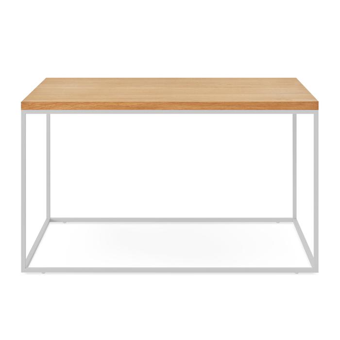 minimalistyczny biały stolik